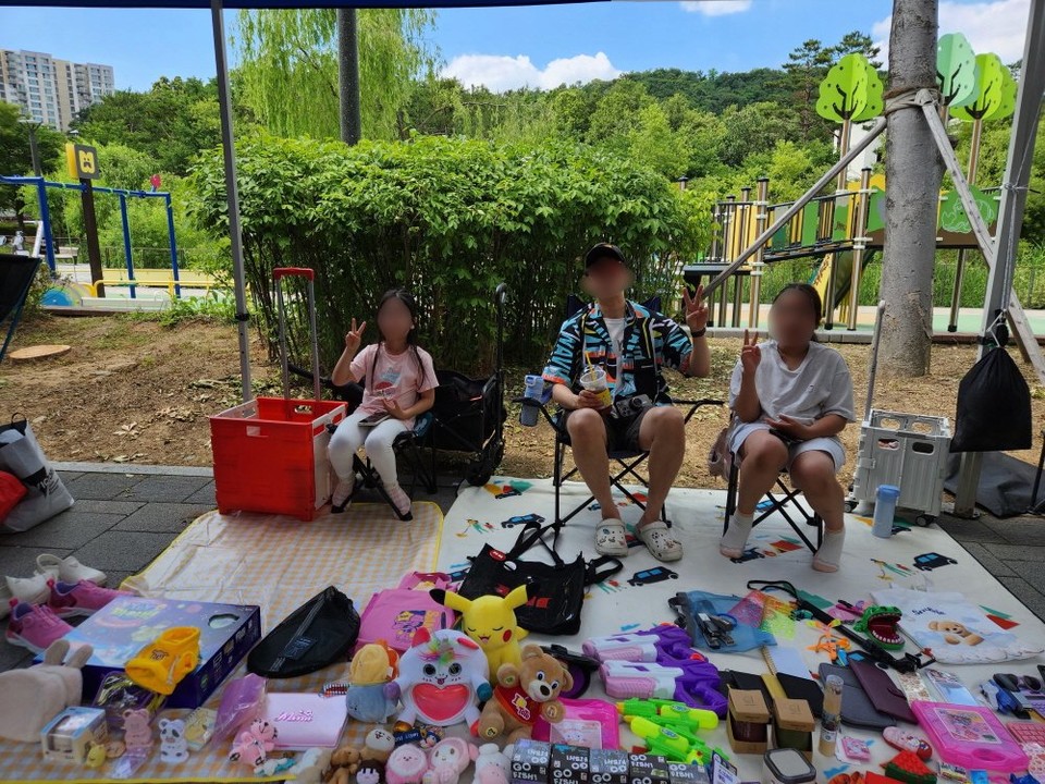 세곡동 한마음 벼룩시장 현장