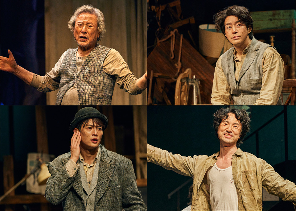 연극 '고도를 기다리며를 기다리며' 공연사진 1. 사진: 양해성