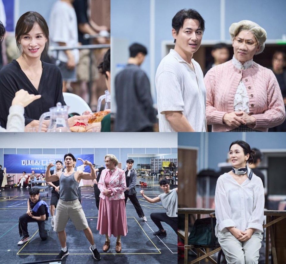 뮤지컬 '미세스 다웃파이어' 연습 현장 사진｜제공 ㈜샘컴퍼니, ㈜스튜디오선데이