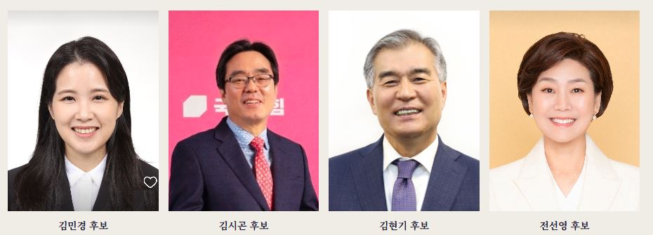 후보는 가나다 순
